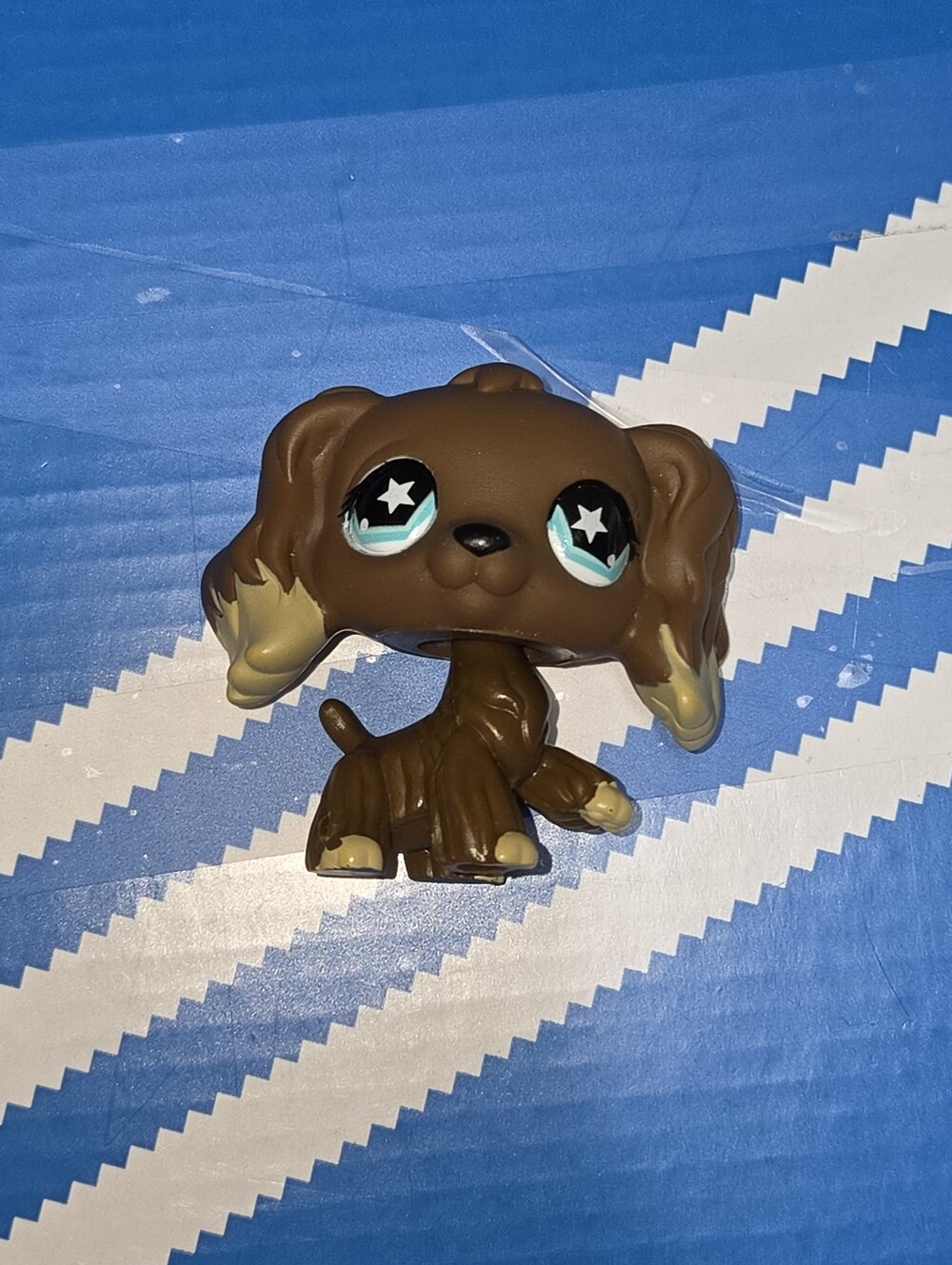 Littlest Pet Shop Brown Star-Eyed Spaniel Figure